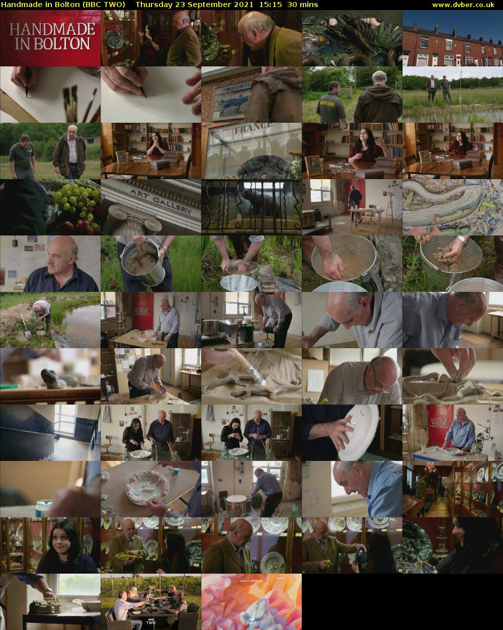 Handmade in Bolton (BBC TWO) Thursday 23 September 2021 15:15 - 15:45