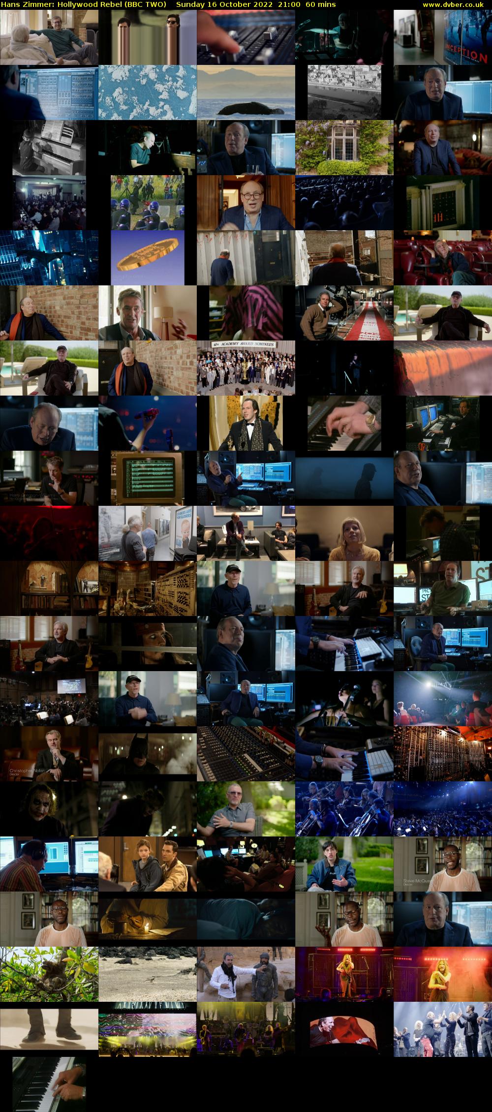 Hans Zimmer: Hollywood Rebel (BBC TWO) Sunday 16 October 2022 21:00 - 22:00