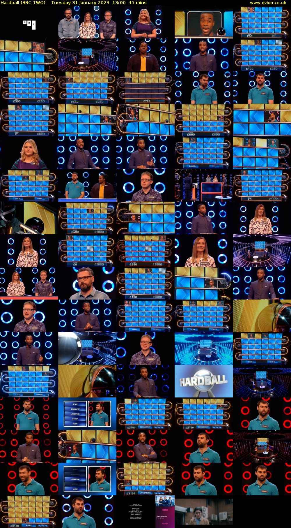 Hardball (BBC TWO) Tuesday 31 January 2023 13:00 - 13:45