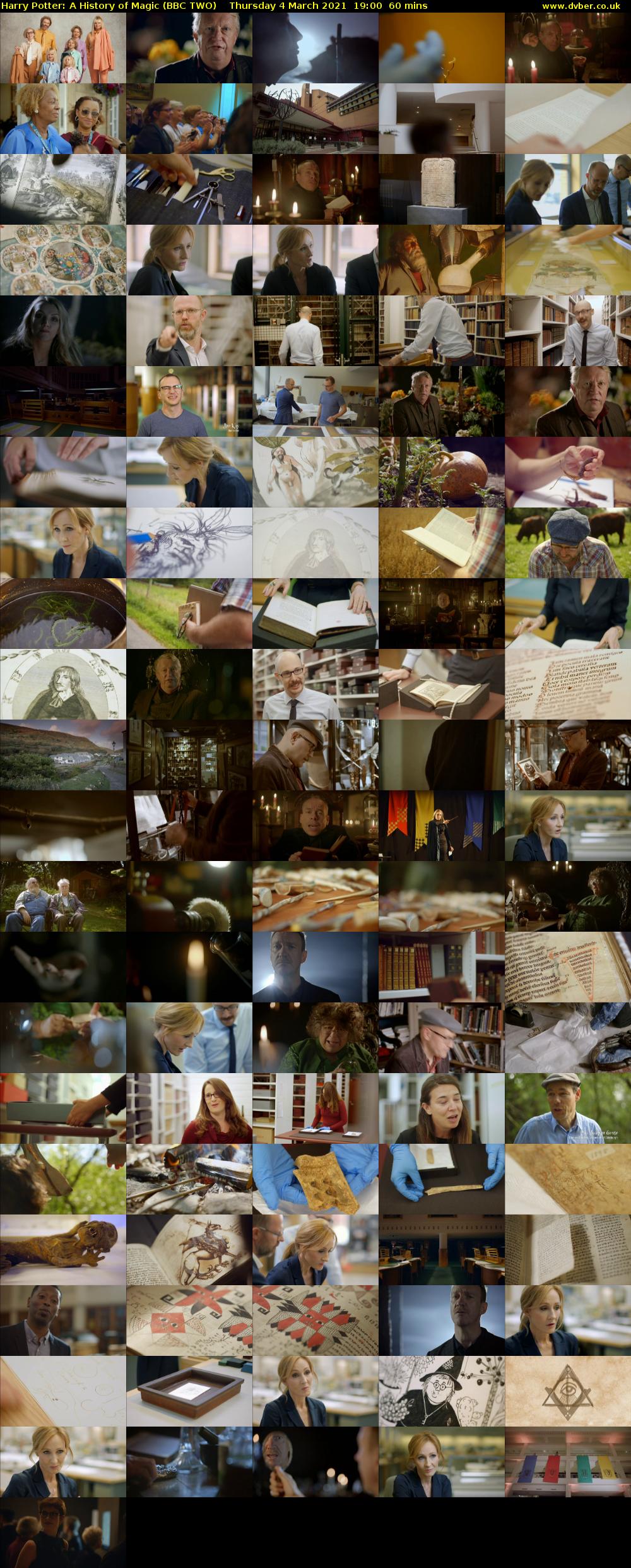 Harry Potter: A History of Magic (BBC TWO) Thursday 4 March 2021 19:00 - 20:00