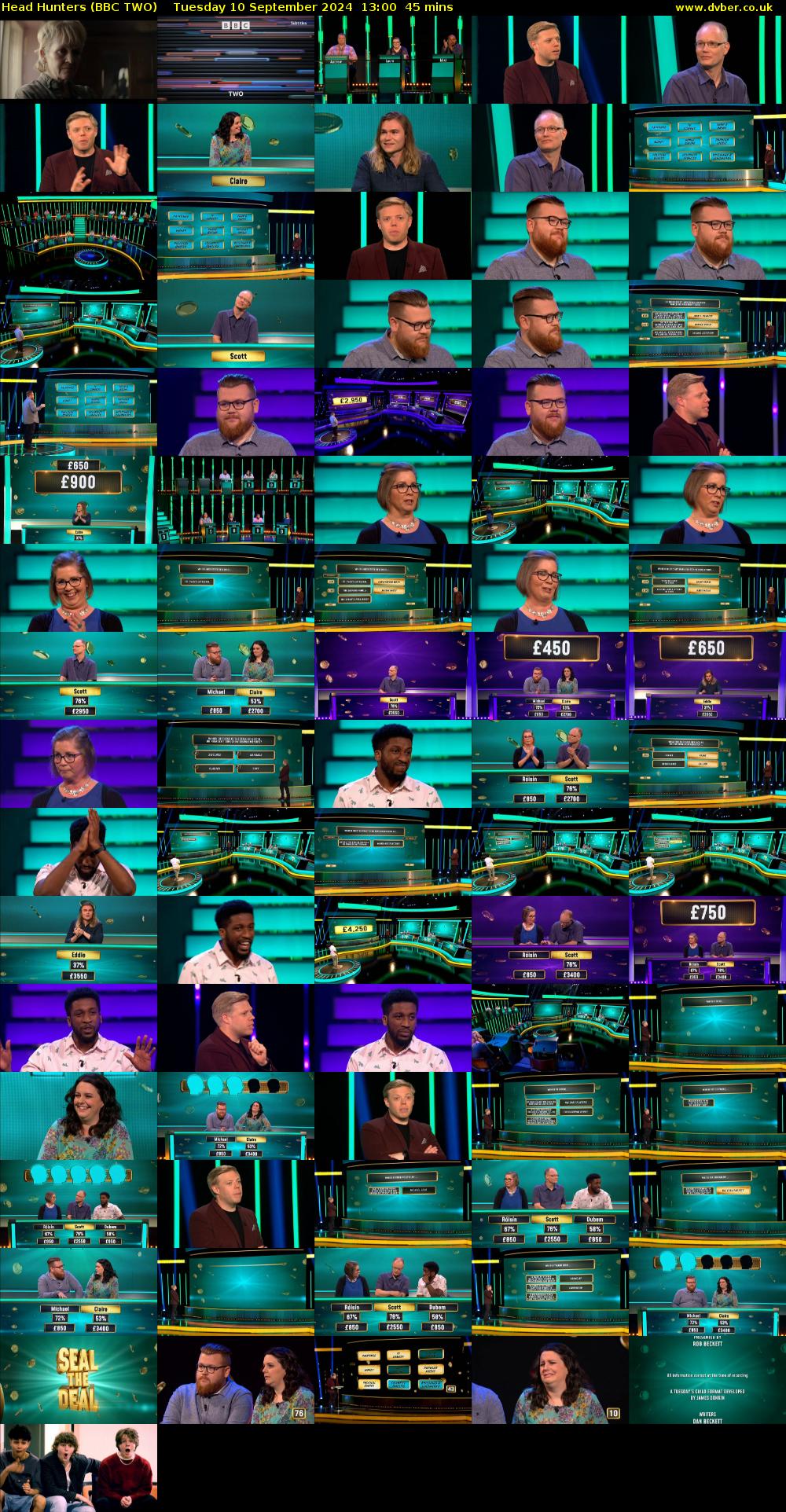 Head Hunters (BBC TWO) Tuesday 10 September 2024 13:00 - 13:45