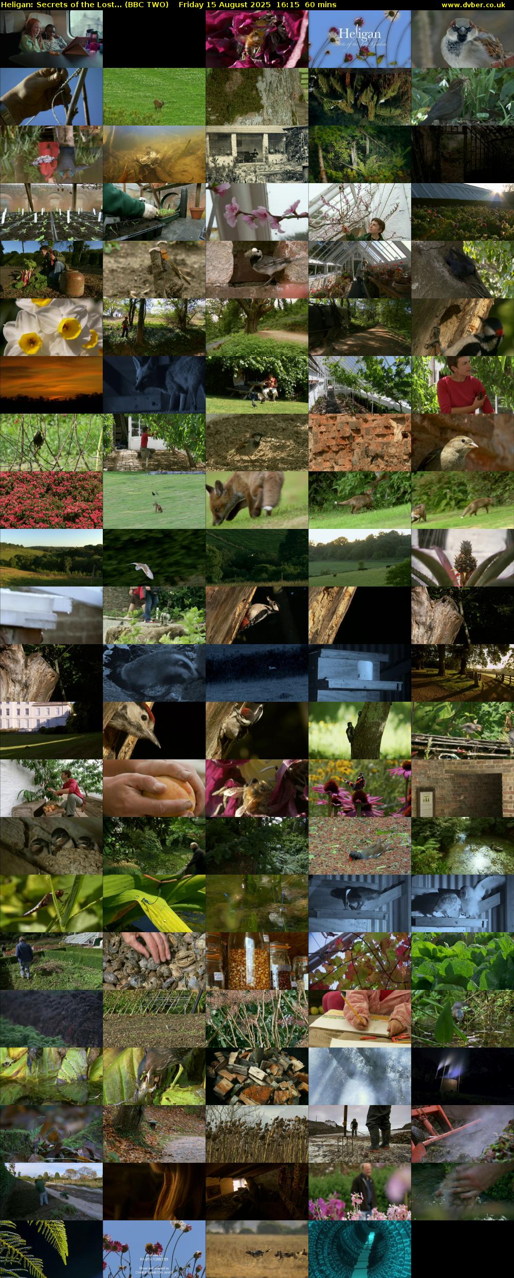 Heligan: Secrets of the Lost... (BBC TWO) Friday 15 August 2025 16:15 - 17:15