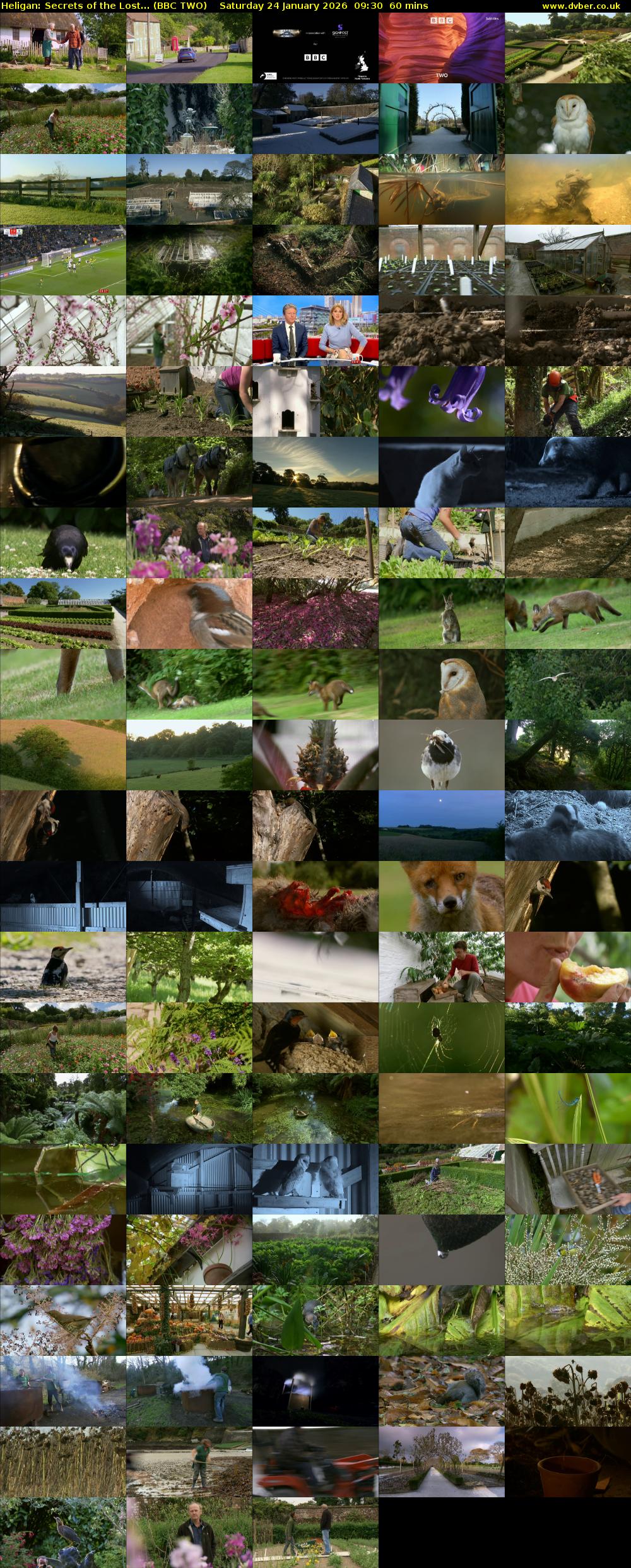 Heligan: Secrets of the Lost... (BBC TWO) Saturday 24 January 2026 09:30 - 10:30