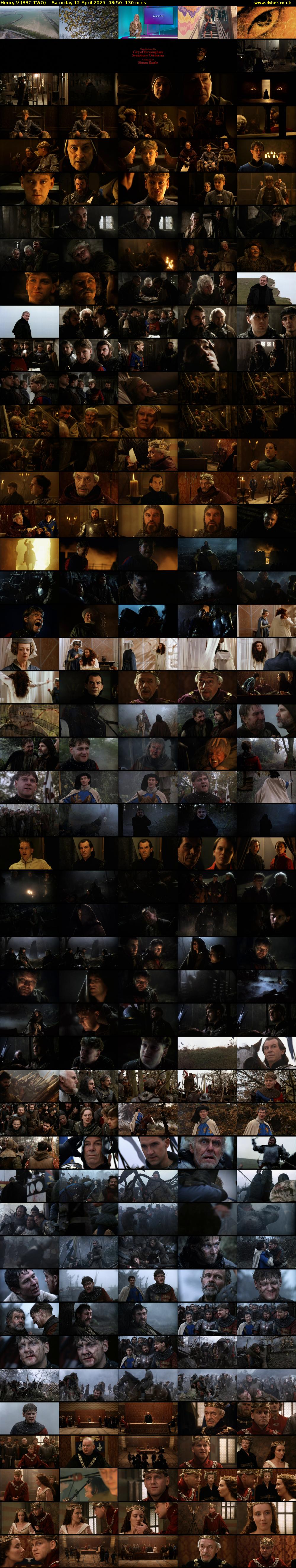 Henry V (BBC TWO) Saturday 12 April 2025 08:50 - 11:00