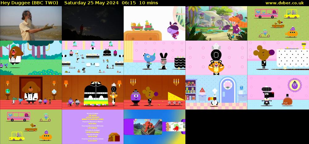 Hey Duggee (BBC TWO) Saturday 25 May 2024 06:15 - 06:25