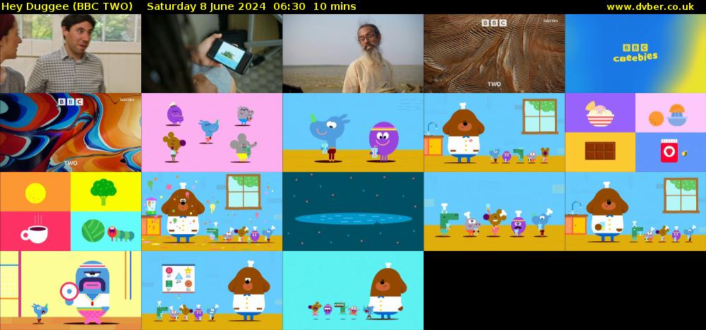 Hey Duggee (BBC TWO) Saturday 8 June 2024 06:30 - 06:40