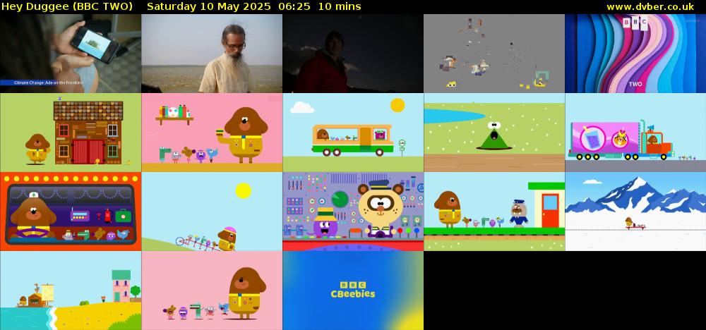 Hey Duggee (BBC TWO) Saturday 10 May 2025 06:25 - 06:35