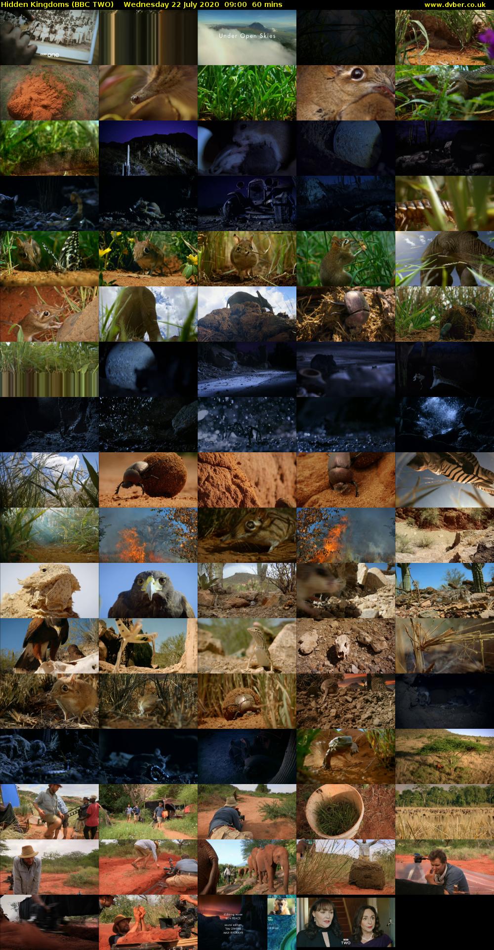 Hidden Kingdoms (BBC TWO) Wednesday 22 July 2020 09:00 - 10:00