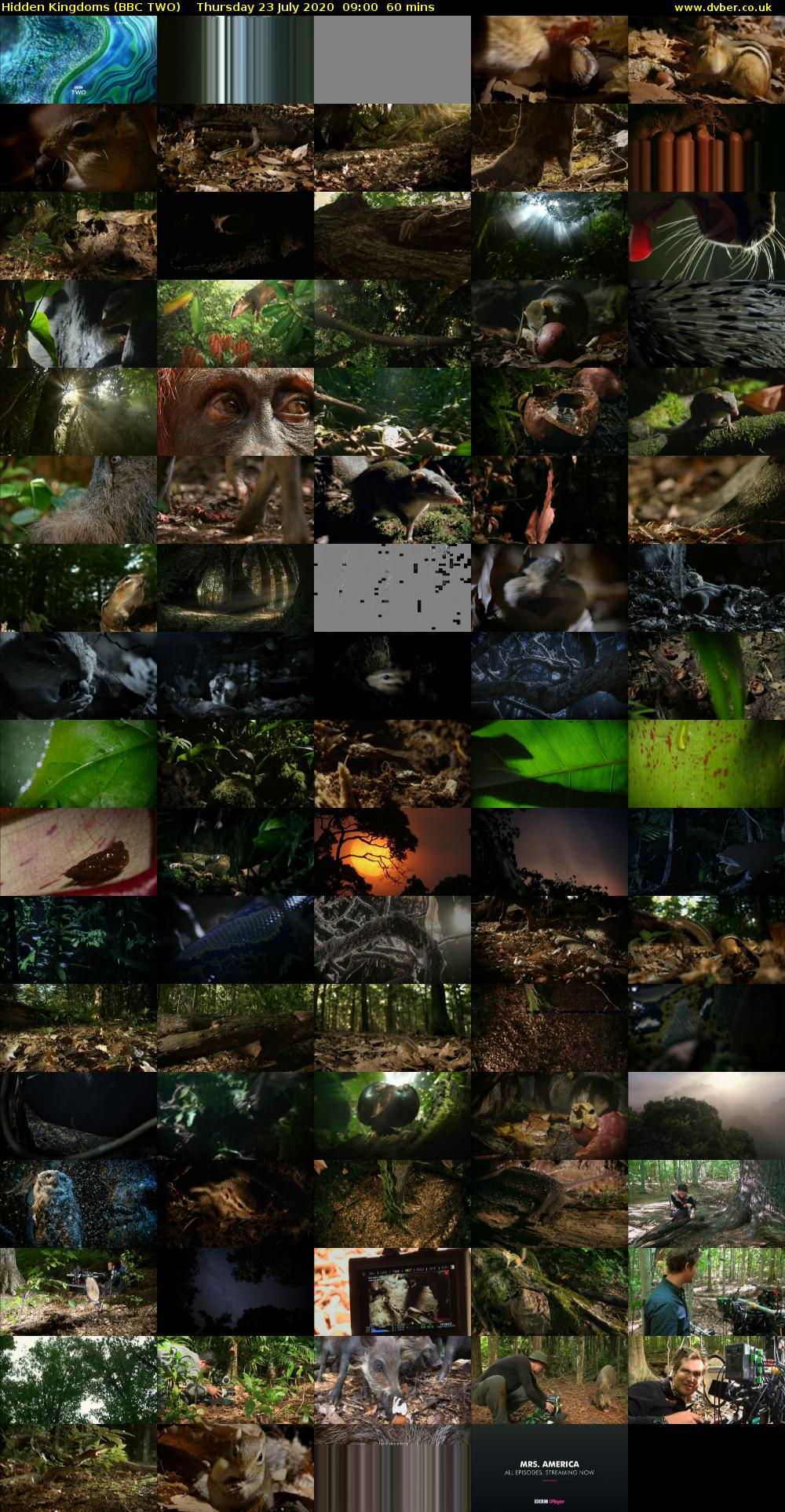 Hidden Kingdoms (BBC TWO) Thursday 23 July 2020 09:00 - 10:00