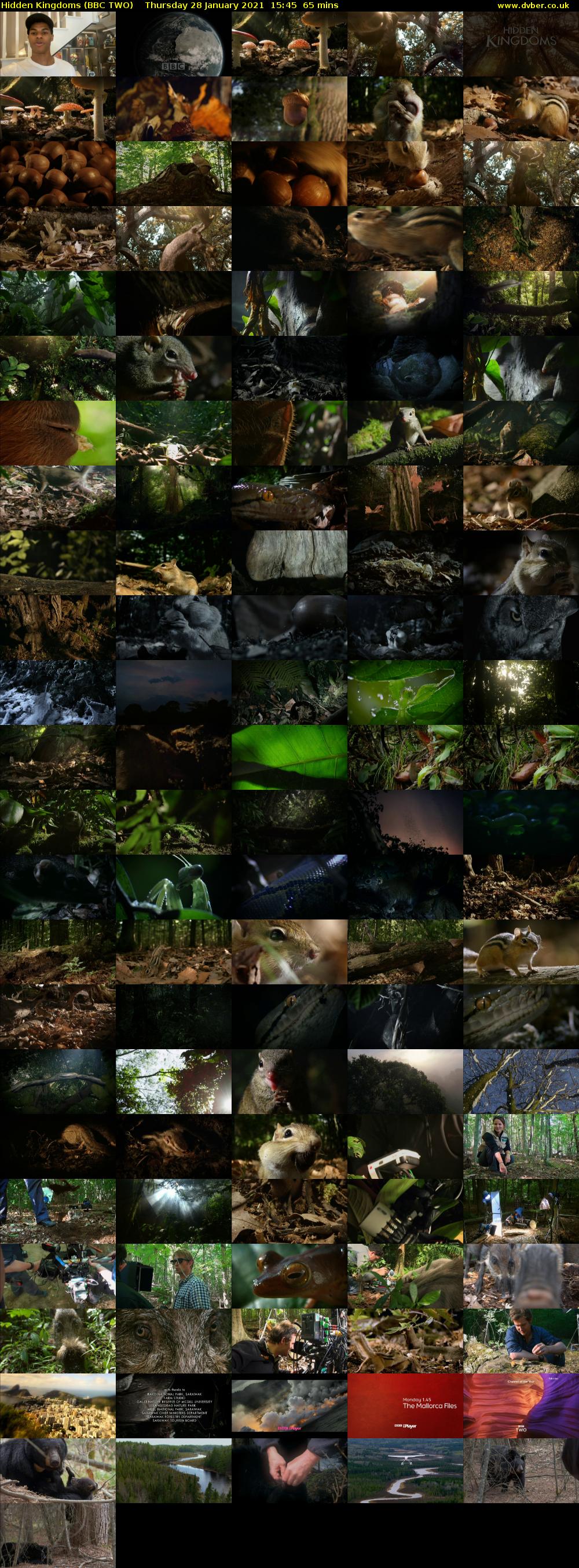 Hidden Kingdoms (BBC TWO) Thursday 28 January 2021 15:45 - 16:50
