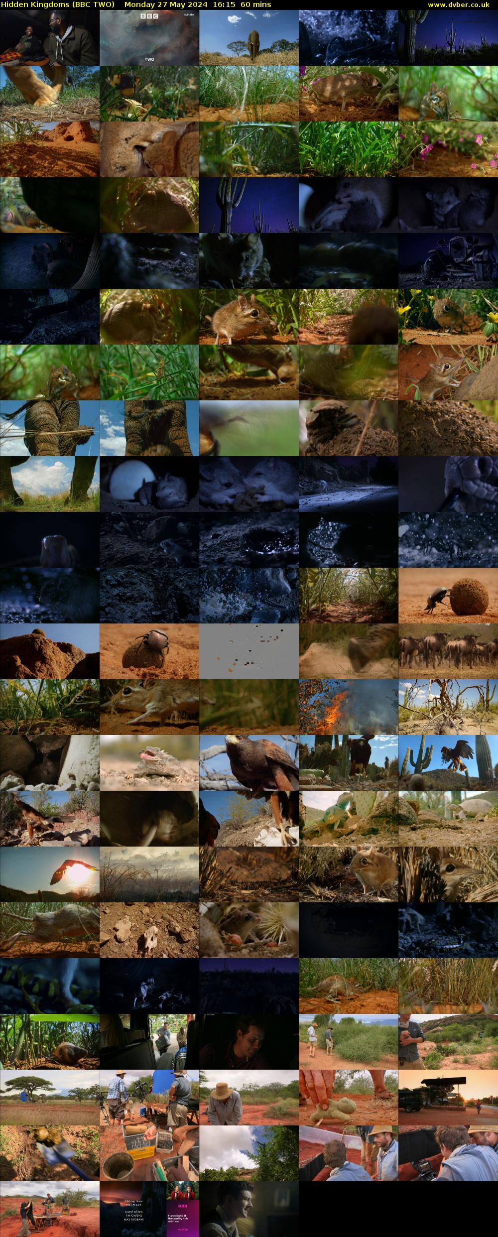 Hidden Kingdoms (BBC TWO) Monday 27 May 2024 16:15 - 17:15