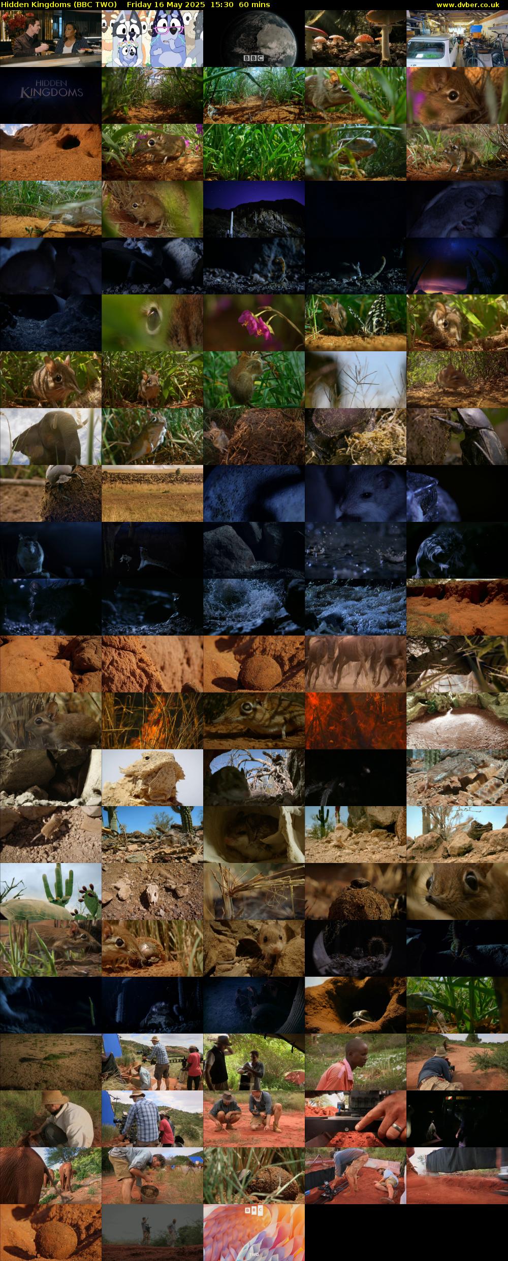 Hidden Kingdoms (BBC TWO) Friday 16 May 2025 15:30 - 16:30