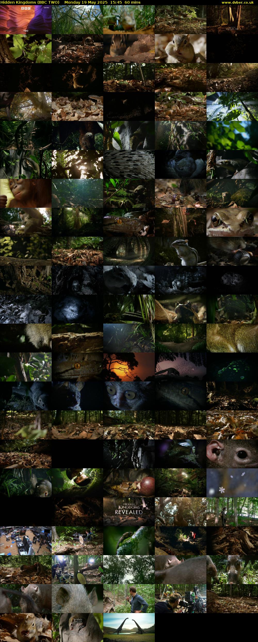 Hidden Kingdoms (BBC TWO) Monday 19 May 2025 15:45 - 16:45