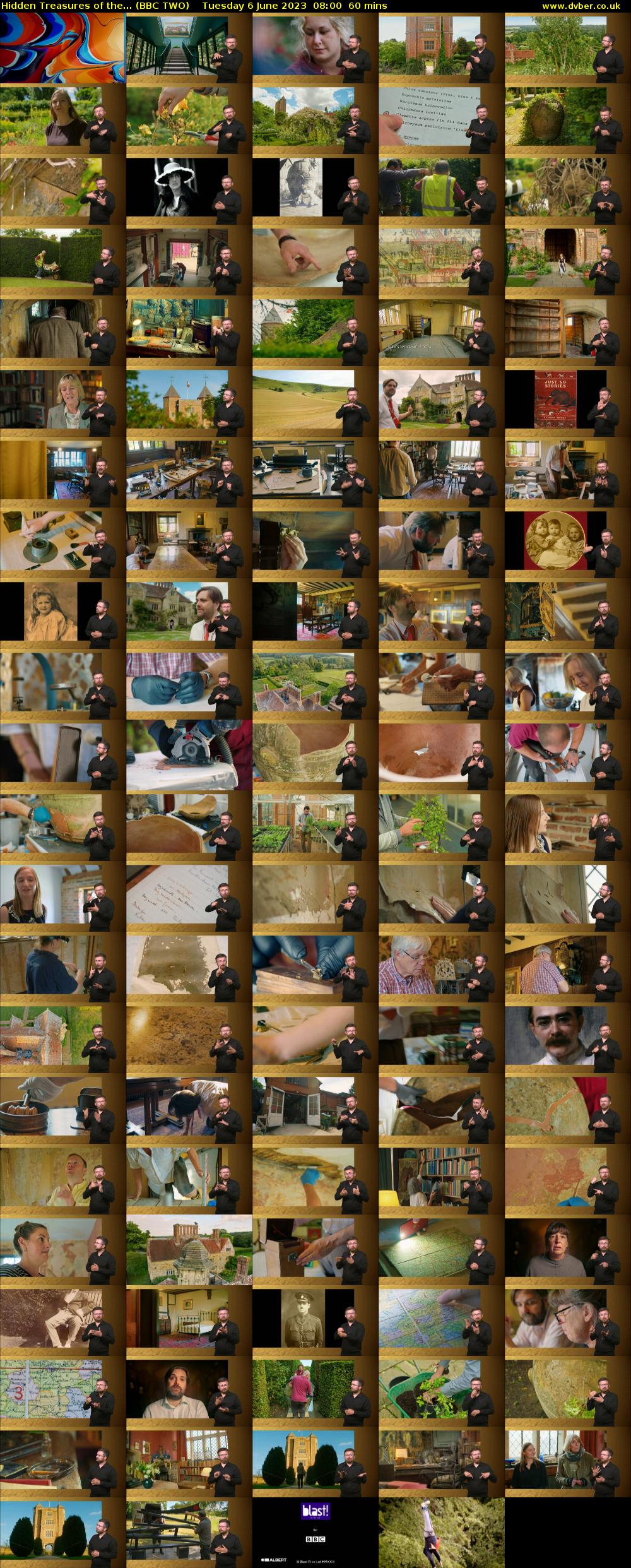 Hidden Treasures of the... (BBC TWO) Tuesday 6 June 2023 08:00 - 09:00