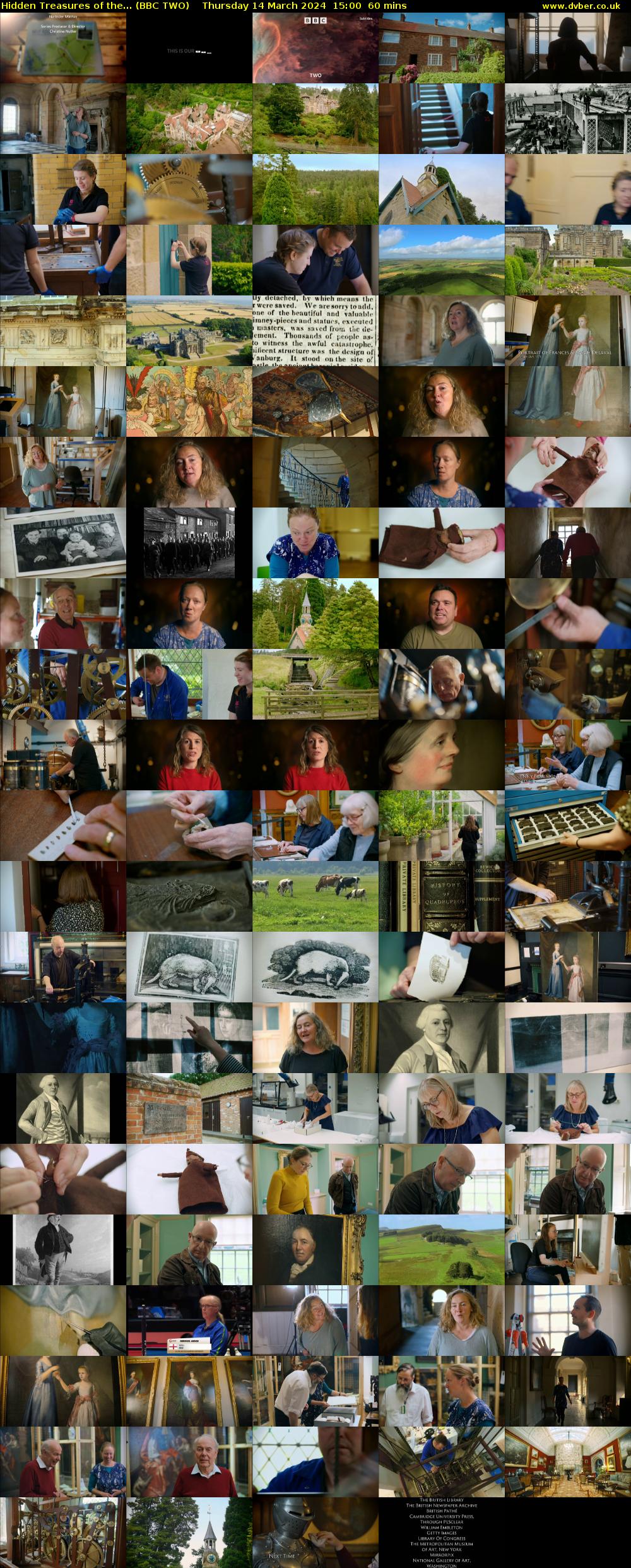 Hidden Treasures of the... (BBC TWO) Thursday 14 March 2024 15:00 - 16:00