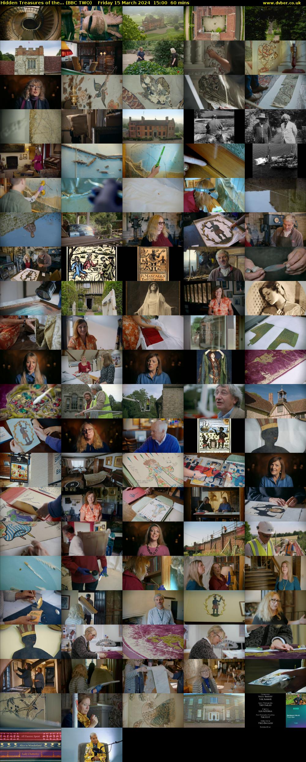 Hidden Treasures of the... (BBC TWO) Friday 15 March 2024 15:00 - 16:00