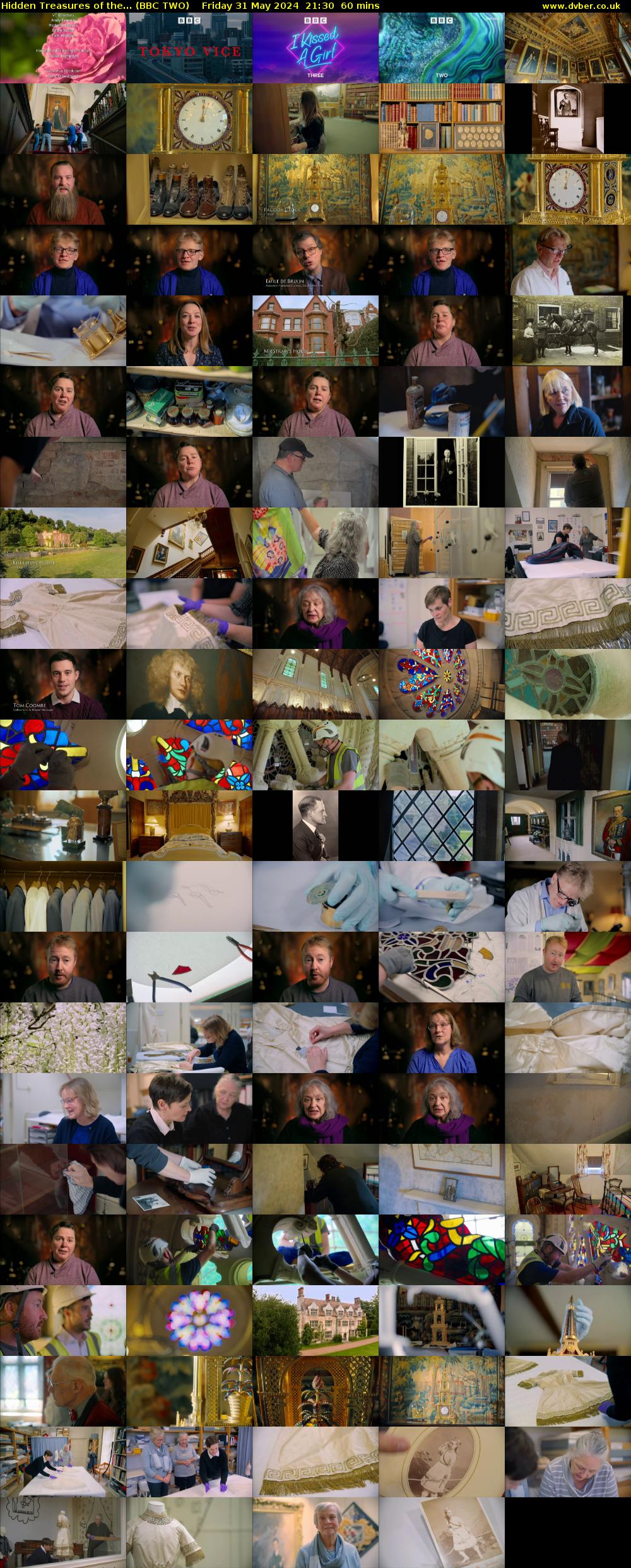 Hidden Treasures of the... (BBC TWO) Friday 31 May 2024 21:30 - 22:30