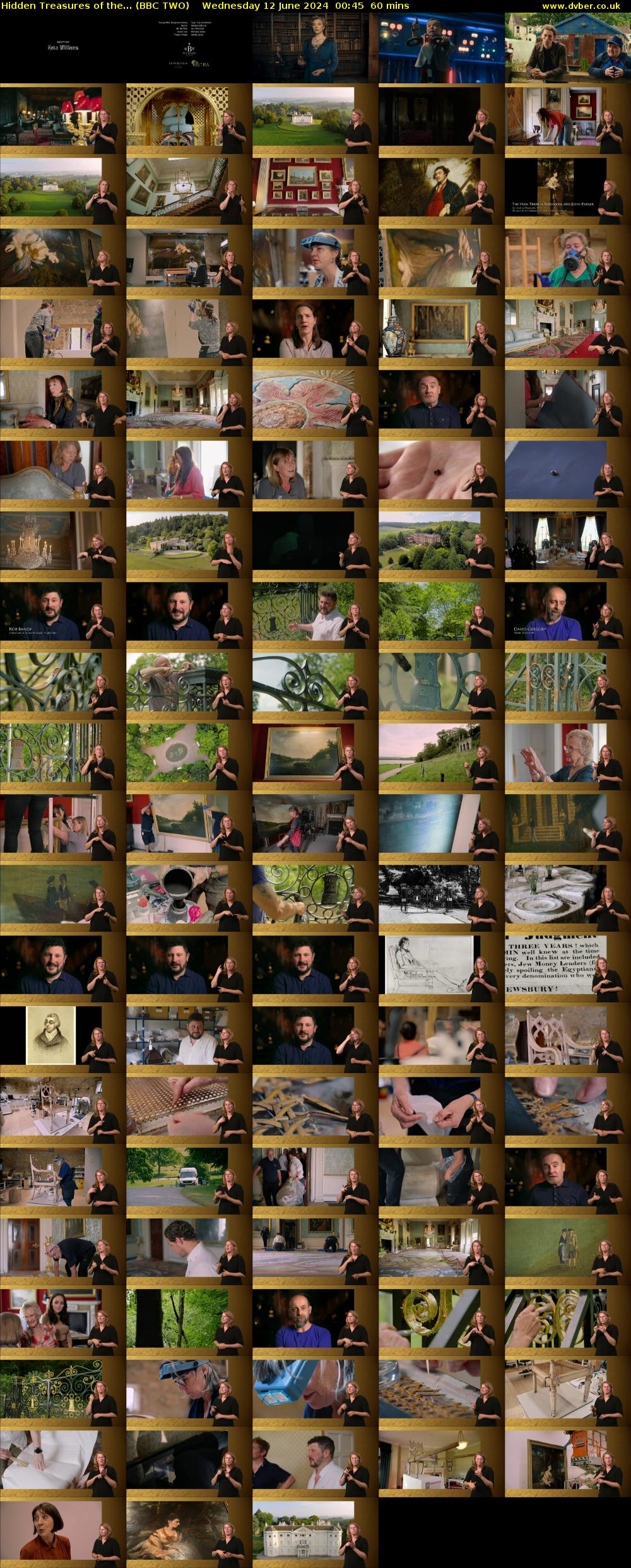 Hidden Treasures of the... (BBC TWO) Wednesday 12 June 2024 00:45 - 01:45