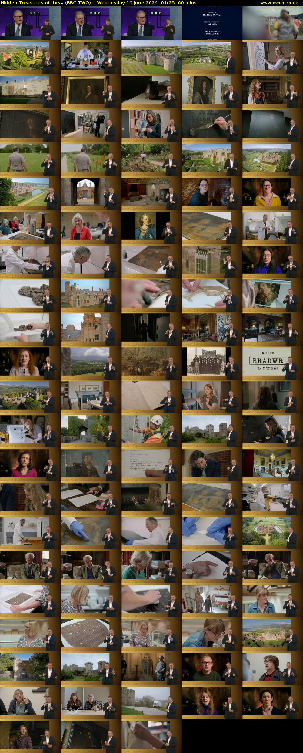 Hidden Treasures of the... (BBC TWO) Wednesday 19 June 2024 01:25 - 02:25