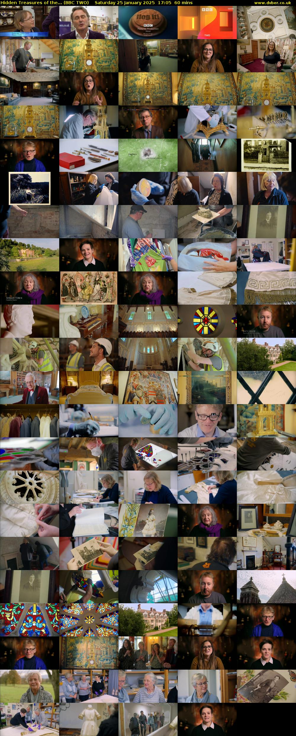 Hidden Treasures of the... (BBC TWO) Saturday 25 January 2025 17:05 - 18:05