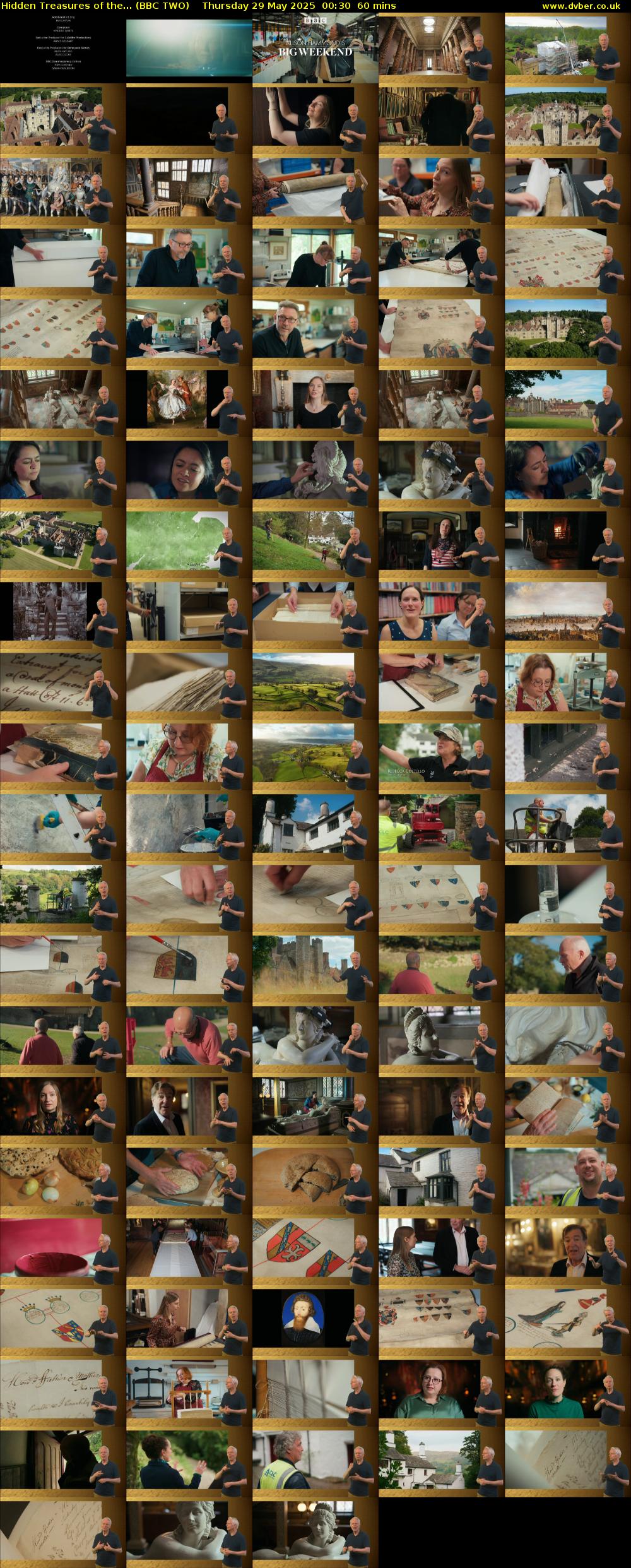 Hidden Treasures of the... (BBC TWO) Thursday 29 May 2025 00:30 - 01:30