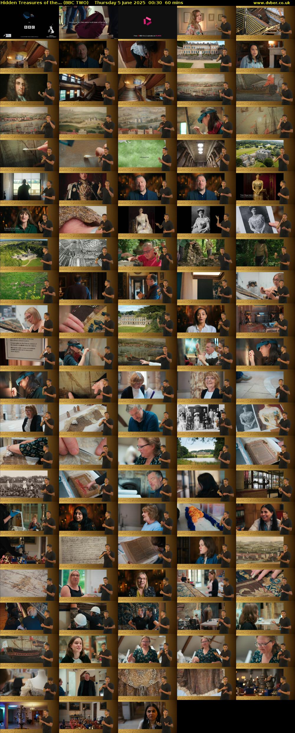 Hidden Treasures of the... (BBC TWO) Thursday 5 June 2025 00:30 - 01:30