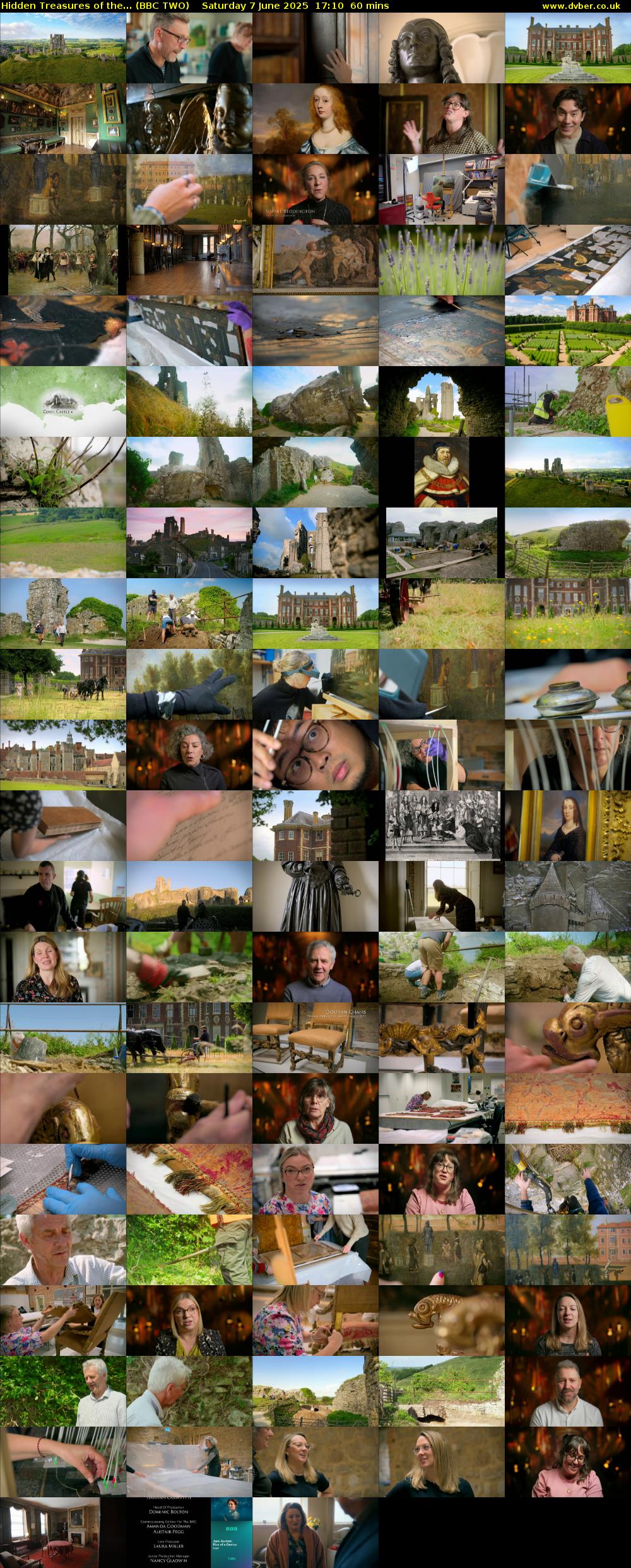 Hidden Treasures of the... (BBC TWO) Saturday 7 June 2025 17:10 - 18:10