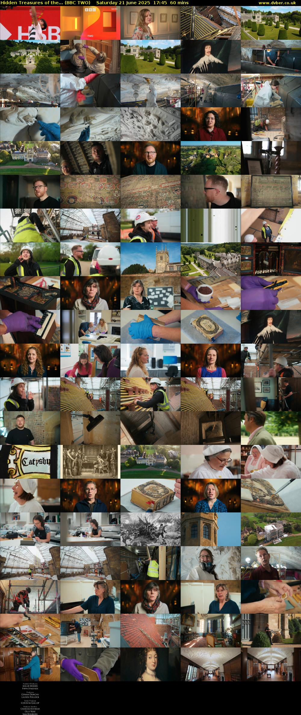 Hidden Treasures of the... (BBC TWO) Saturday 21 June 2025 17:45 - 18:45