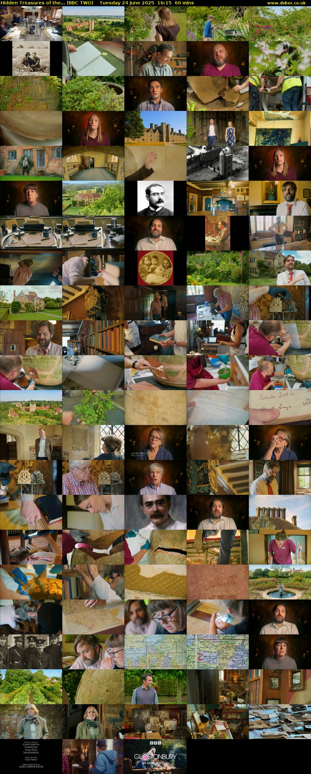 Hidden Treasures of the... (BBC TWO) Tuesday 24 June 2025 16:15 - 17:15