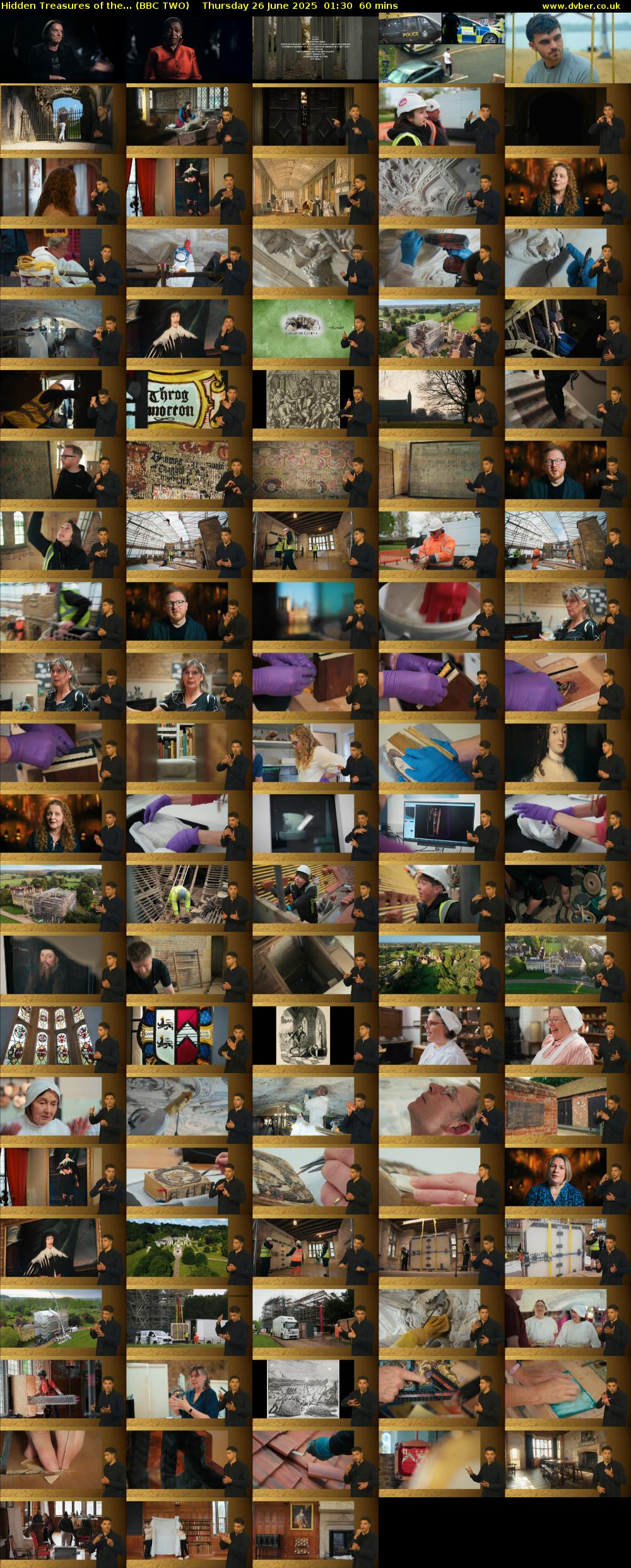 Hidden Treasures of the... (BBC TWO) Thursday 26 June 2025 01:30 - 02:30