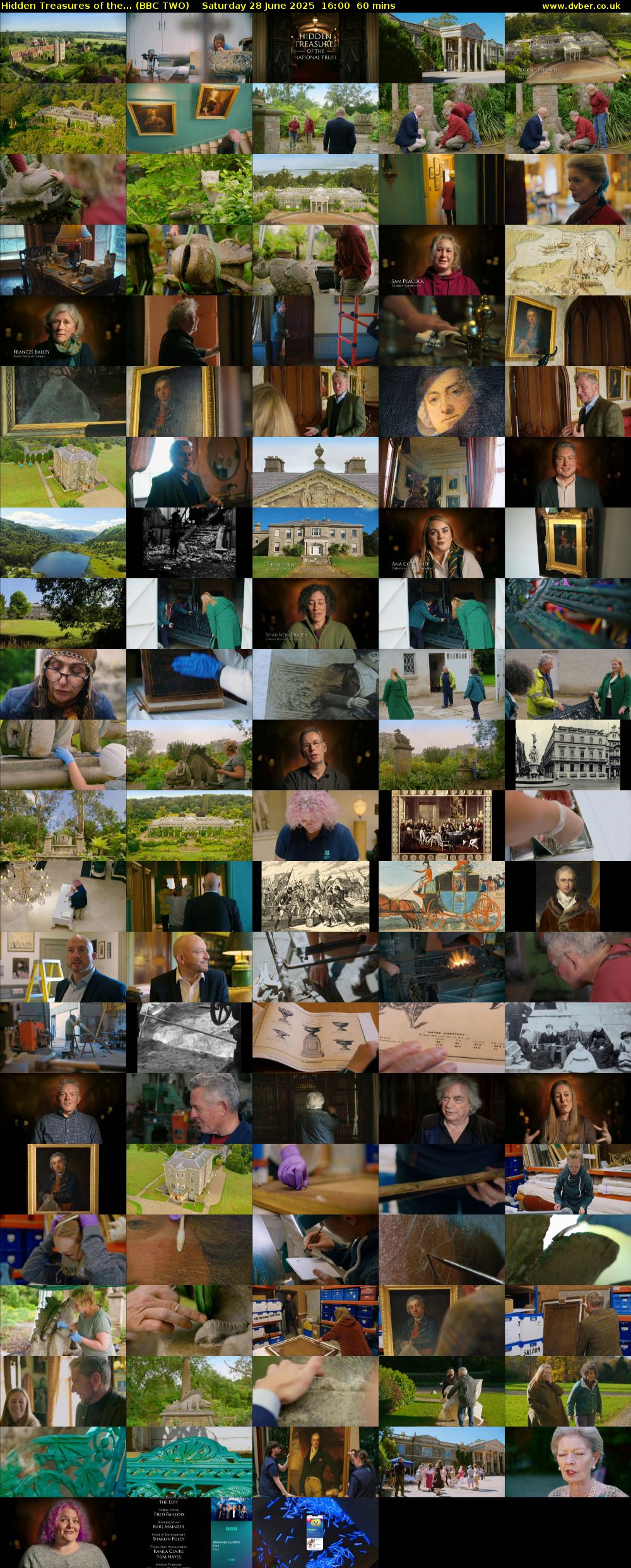 Hidden Treasures of the... (BBC TWO) Saturday 28 June 2025 16:00 - 17:00