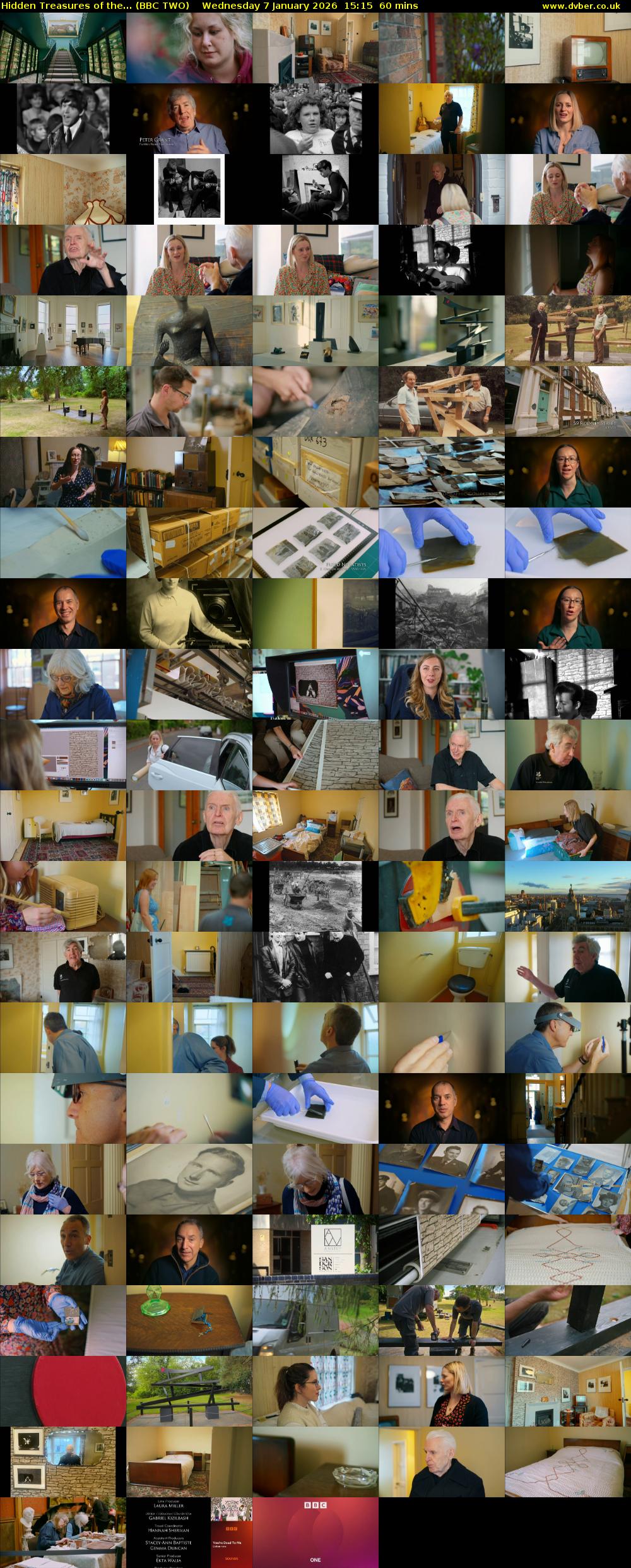 Hidden Treasures of the... (BBC TWO) Wednesday 7 January 2026 15:15 - 16:15