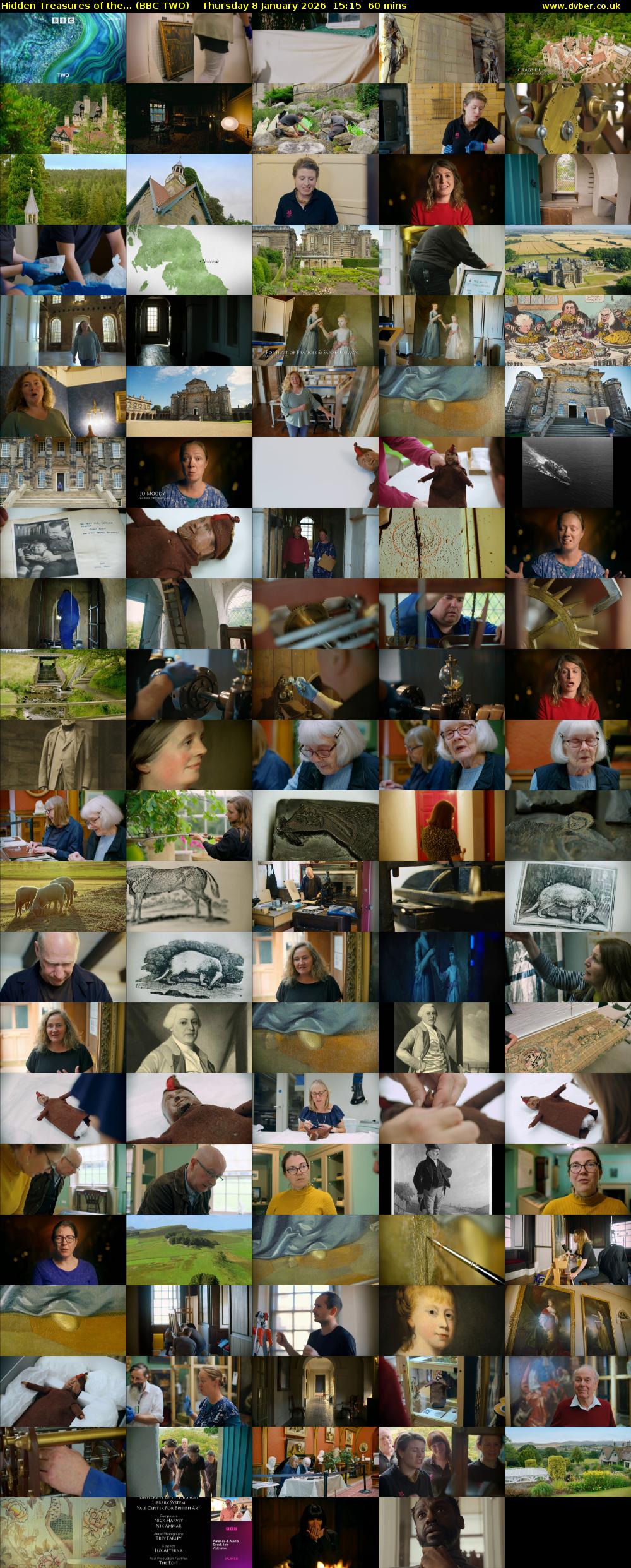 Hidden Treasures of the... (BBC TWO) Thursday 8 January 2026 15:15 - 16:15