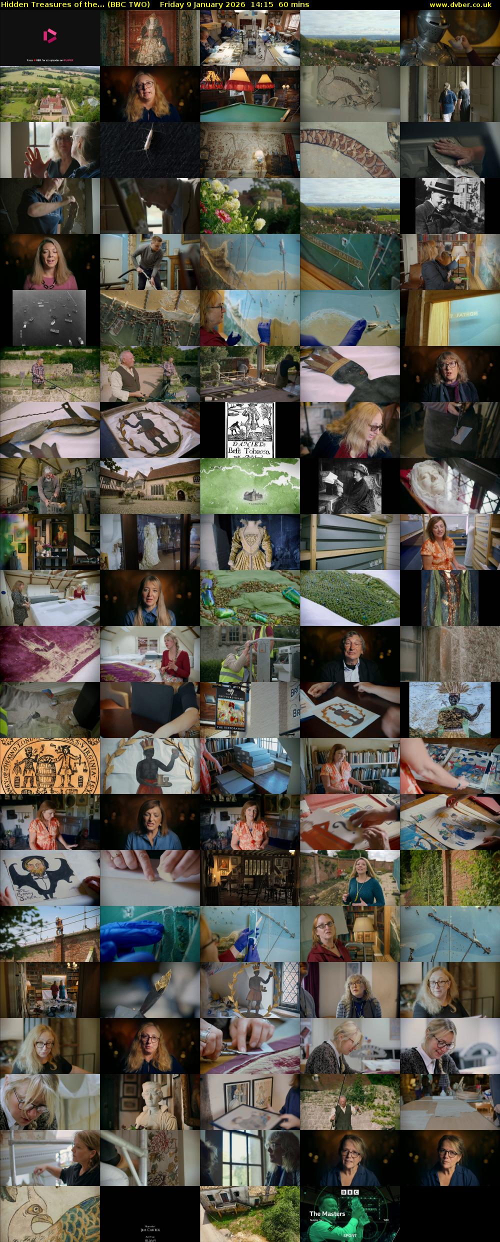Hidden Treasures of the... (BBC TWO) Friday 9 January 2026 14:15 - 15:15