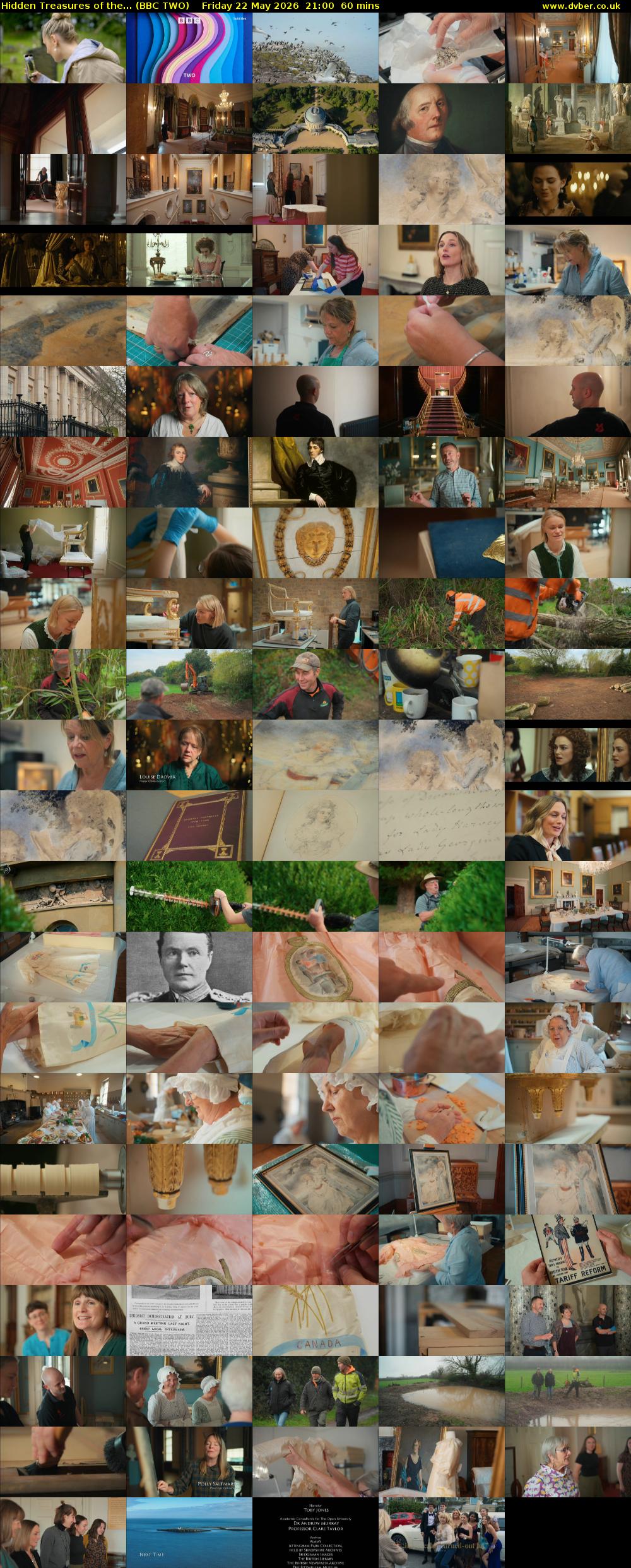 Hidden Treasures of the... (BBC TWO) Friday 22 May 2026 21:00 - 22:00