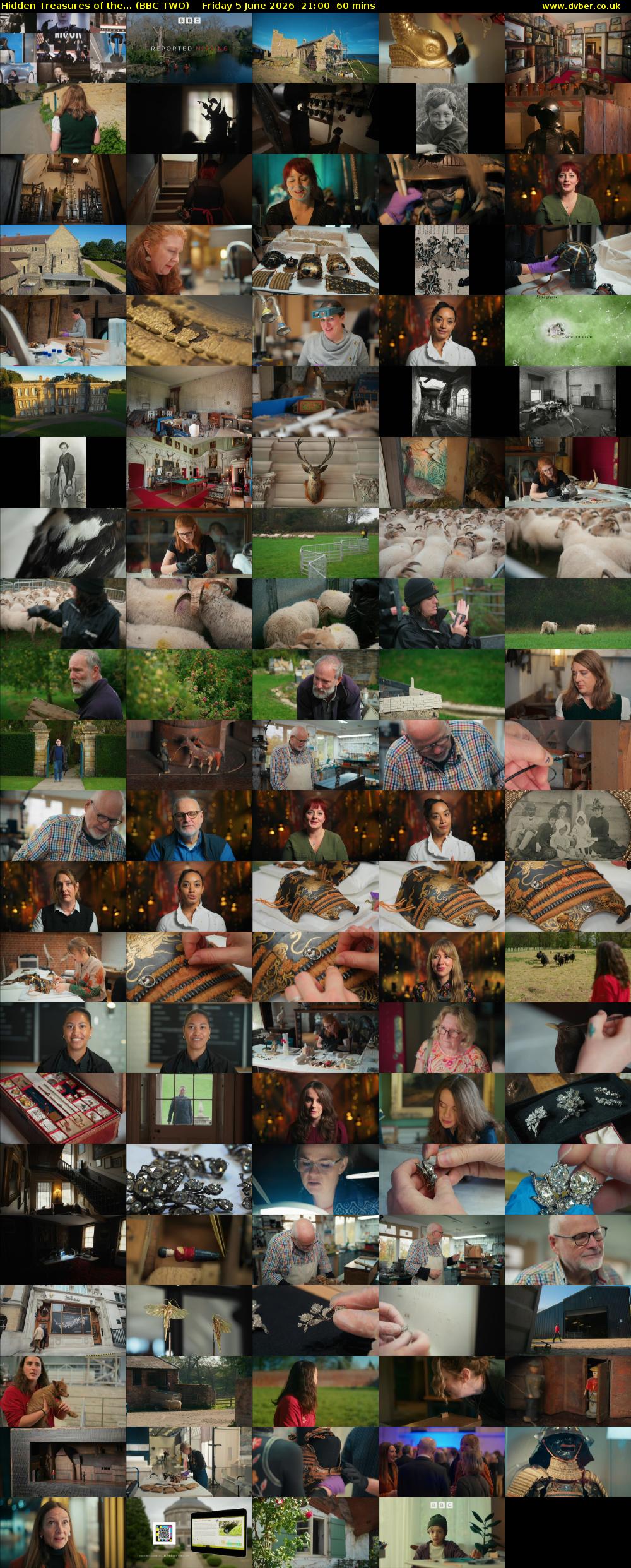Hidden Treasures of the... (BBC TWO) Friday 5 June 2026 21:00 - 22:00