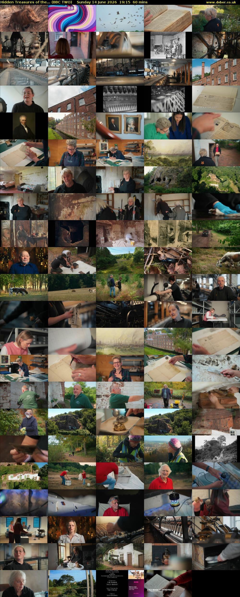 Hidden Treasures of the... (BBC TWO) Sunday 14 June 2026 19:15 - 20:15