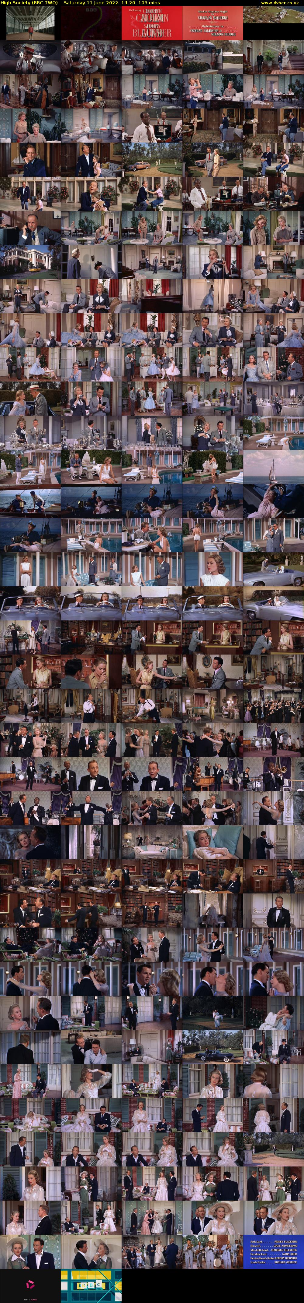 High Society (BBC TWO) Saturday 11 June 2022 14:20 - 16:05