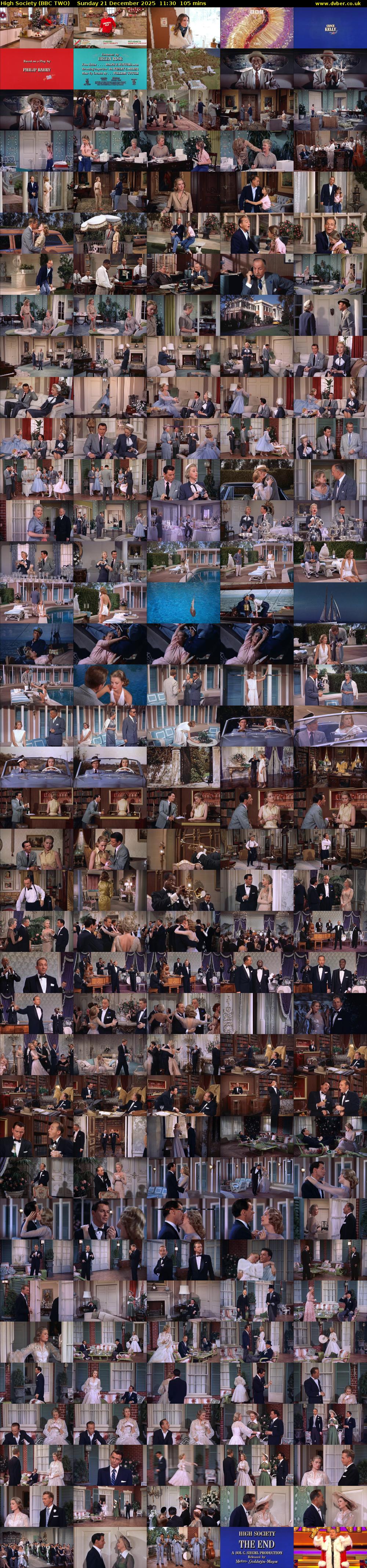 High Society (BBC TWO) Sunday 21 December 2025 11:30 - 13:15