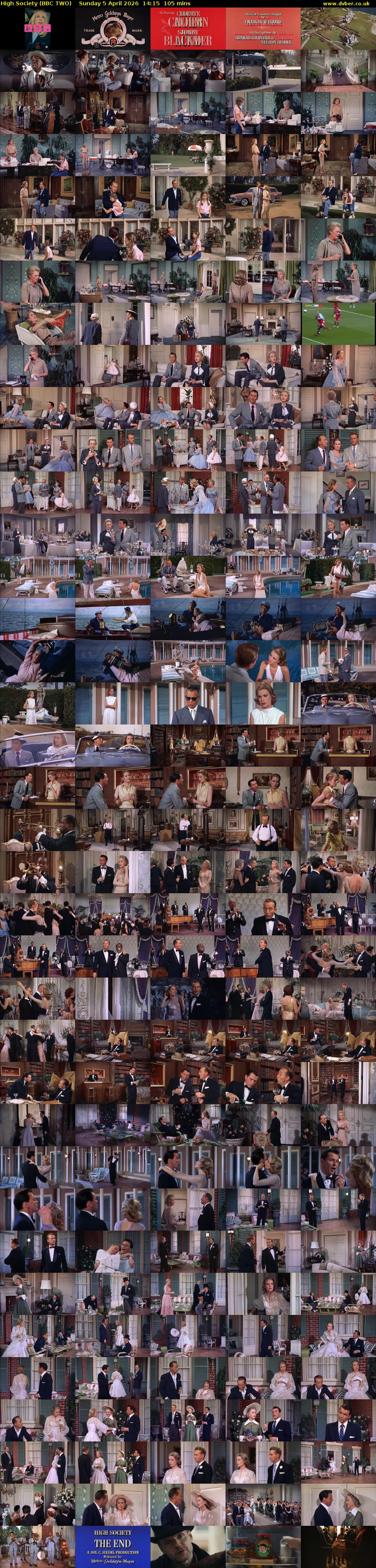 High Society (BBC TWO) Sunday 5 April 2026 14:15 - 16:00