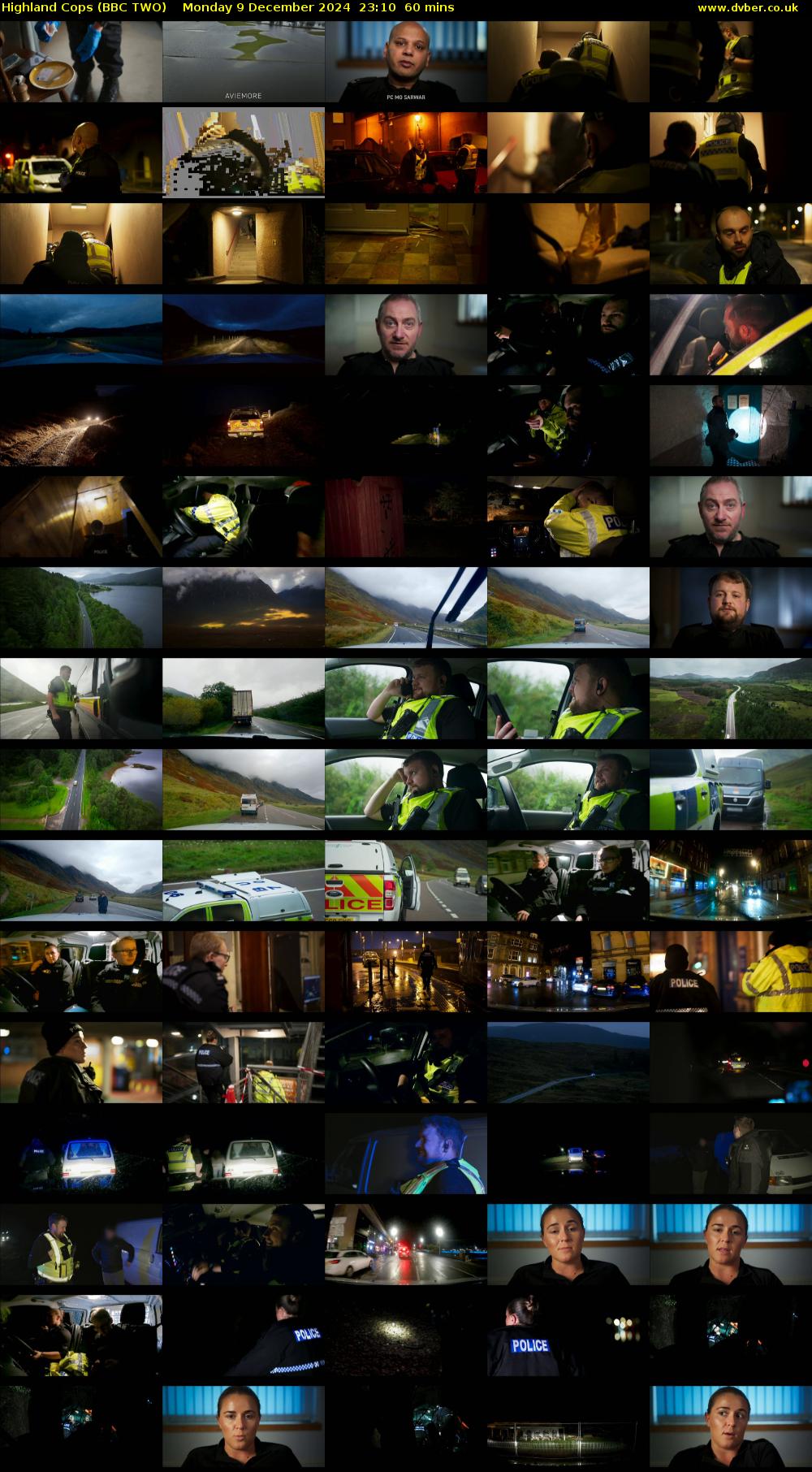 Highland Cops (BBC TWO) Monday 9 December 2024 23:10 - 00:10