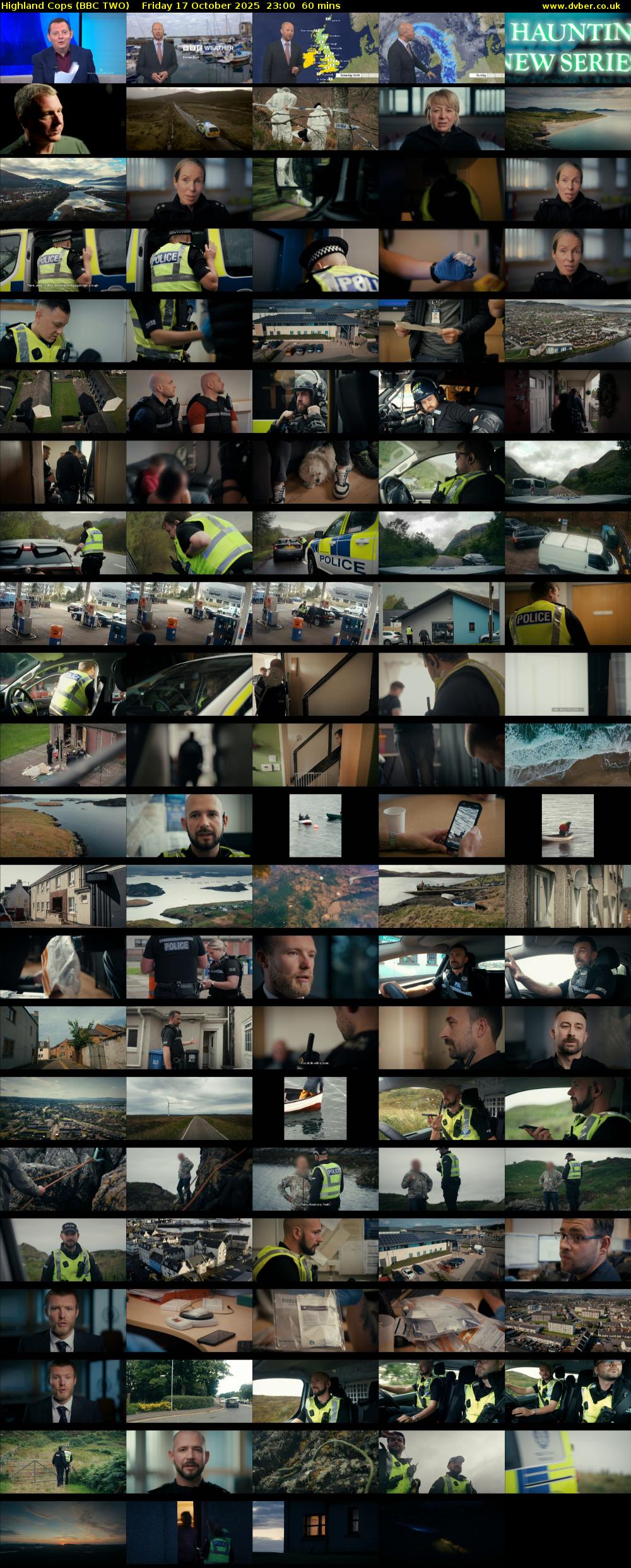 Highland Cops (BBC TWO) Friday 17 October 2025 23:00 - 00:00