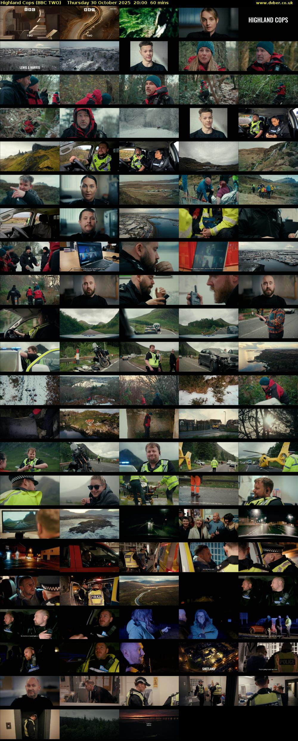 Highland Cops (BBC TWO) Thursday 30 October 2025 20:00 - 21:00