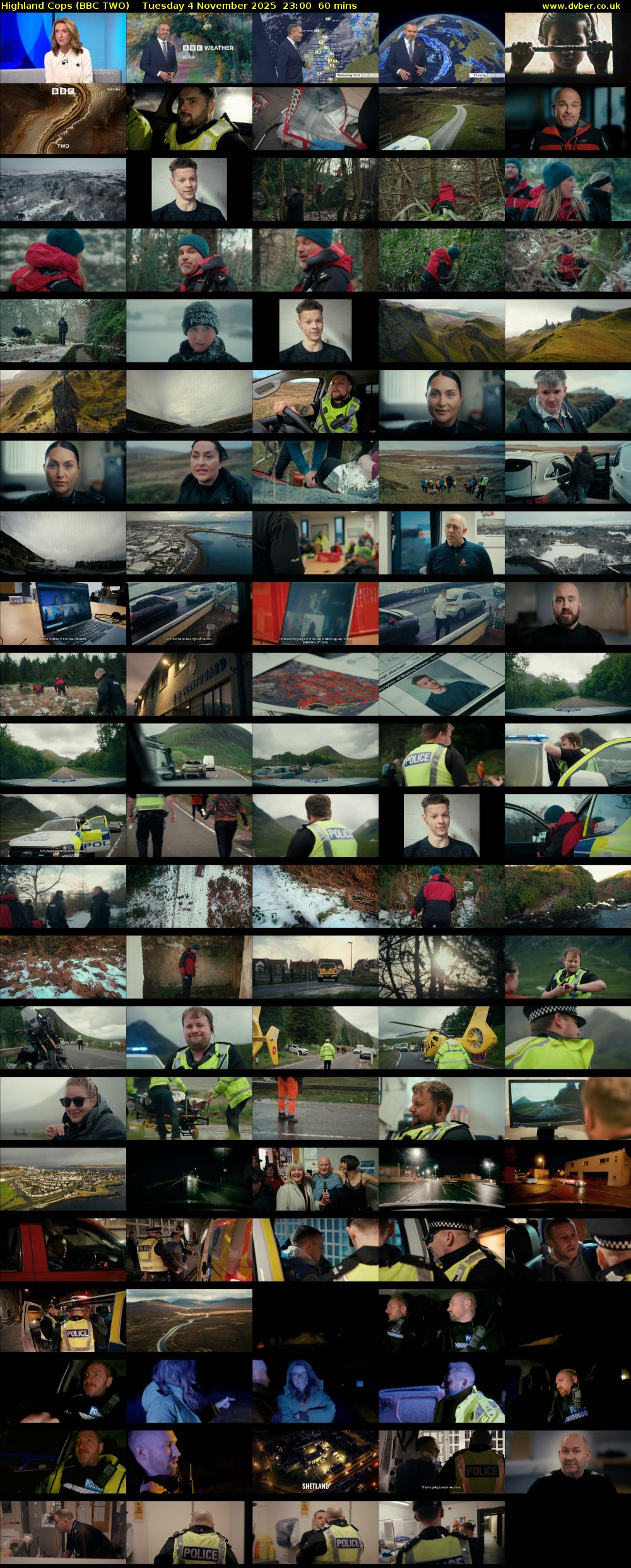 Highland Cops (BBC TWO) Tuesday 4 November 2025 23:00 - 00:00