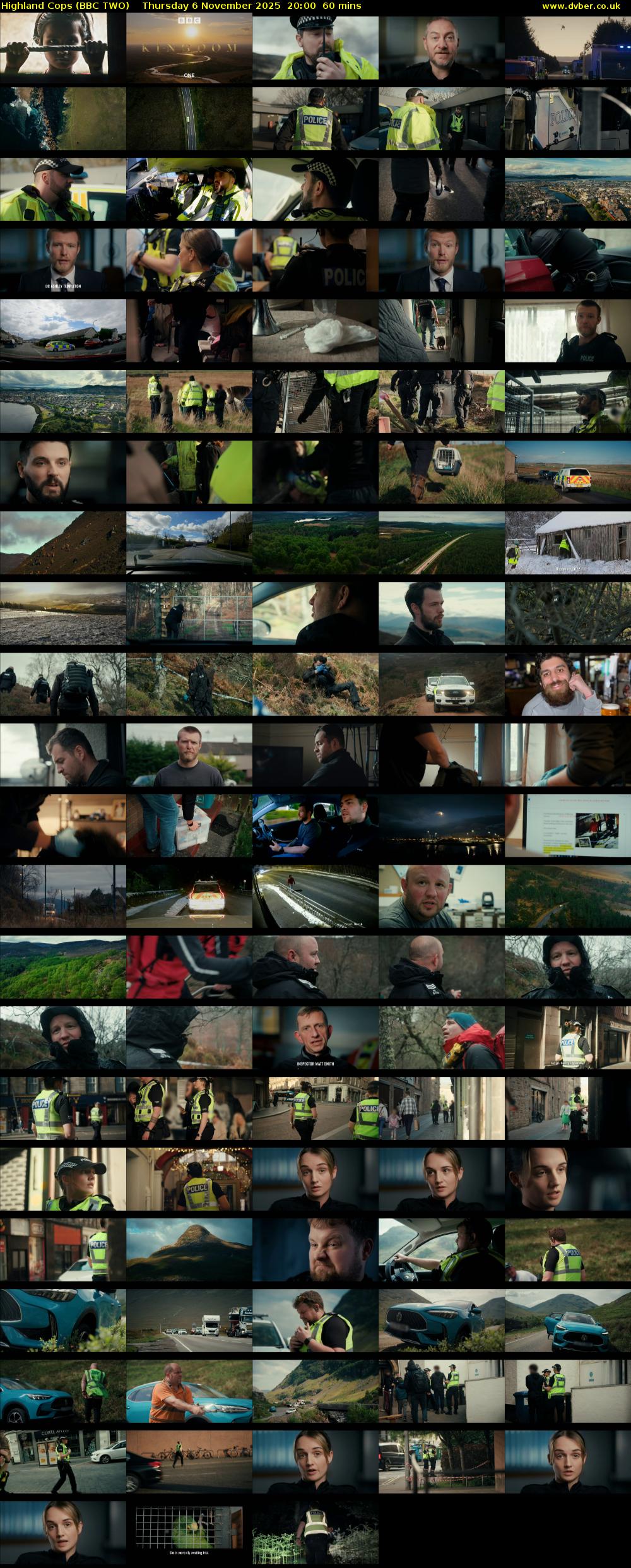 Highland Cops (BBC TWO) Thursday 6 November 2025 20:00 - 21:00