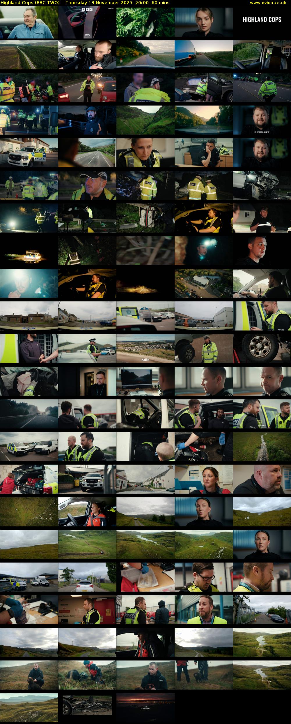 Highland Cops (BBC TWO) Thursday 13 November 2025 20:00 - 21:00