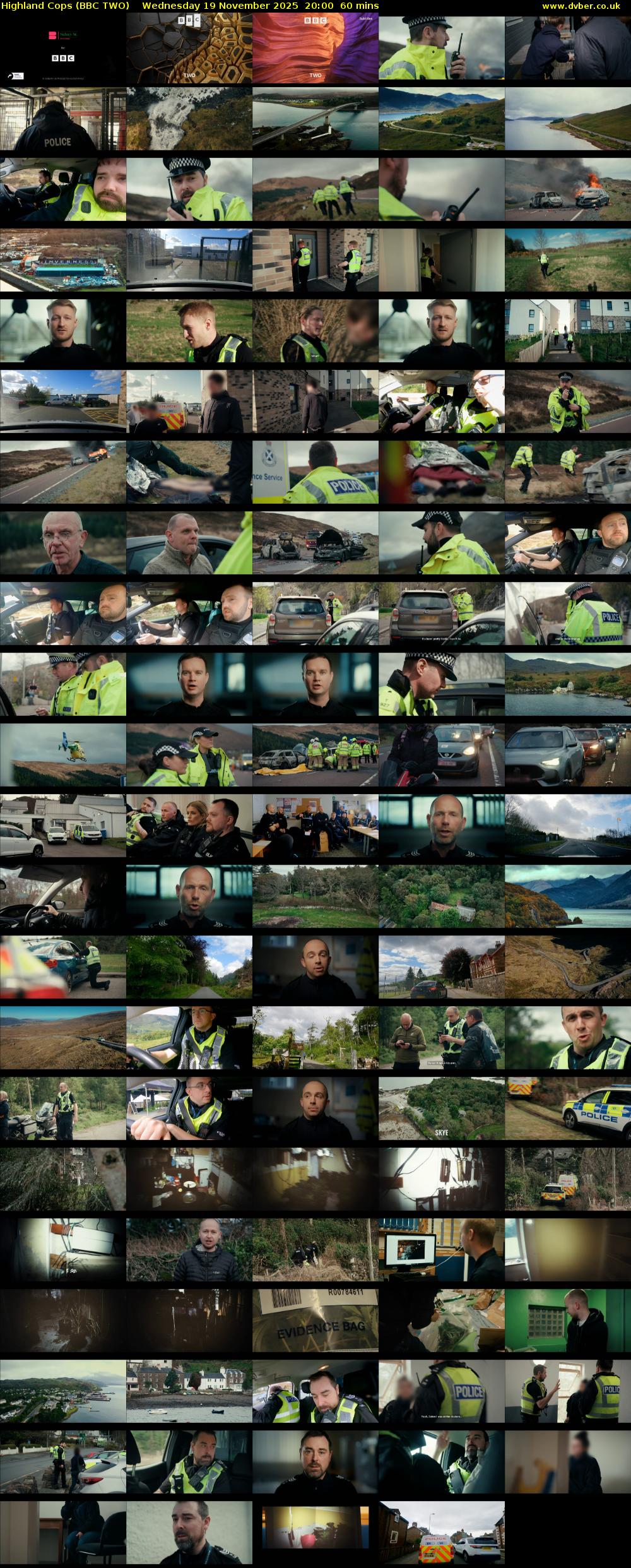 Highland Cops (BBC TWO) Wednesday 19 November 2025 20:00 - 21:00