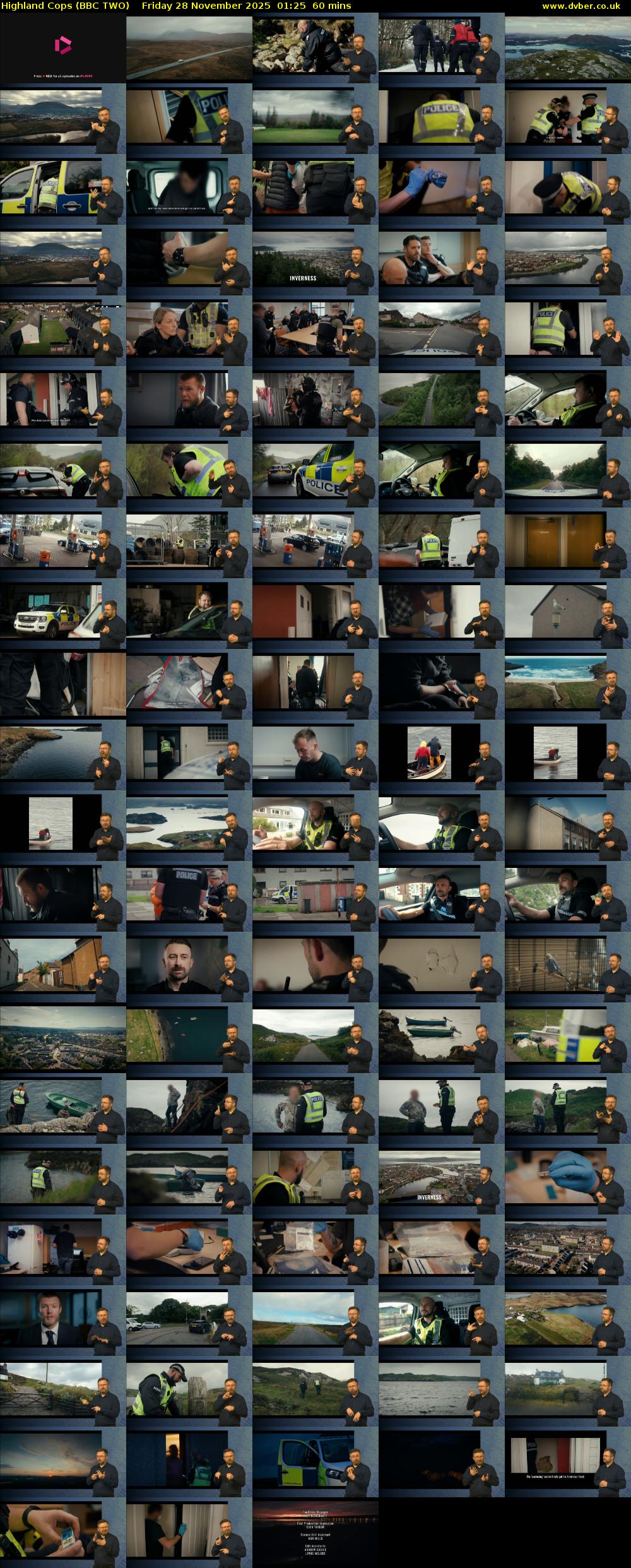 Highland Cops (BBC TWO) Friday 28 November 2025 01:25 - 02:25