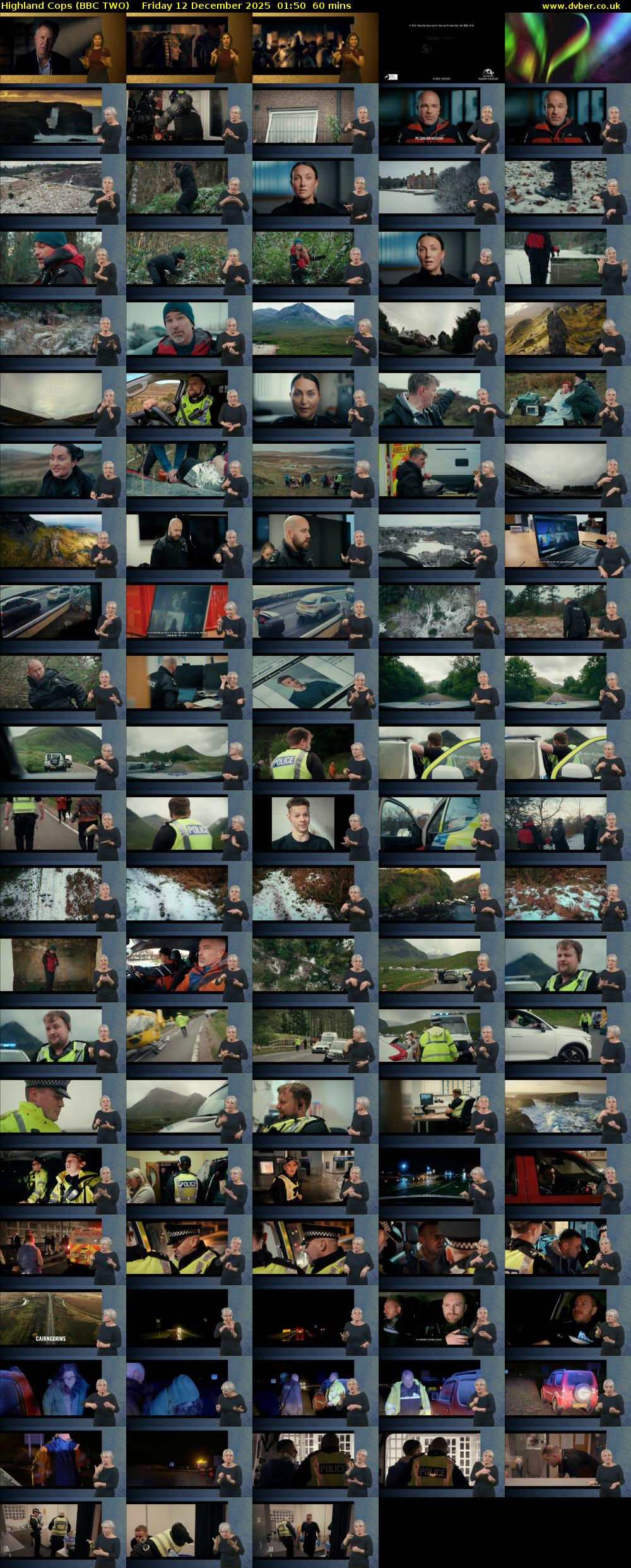 Highland Cops (BBC TWO) Friday 12 December 2025 01:50 - 02:50