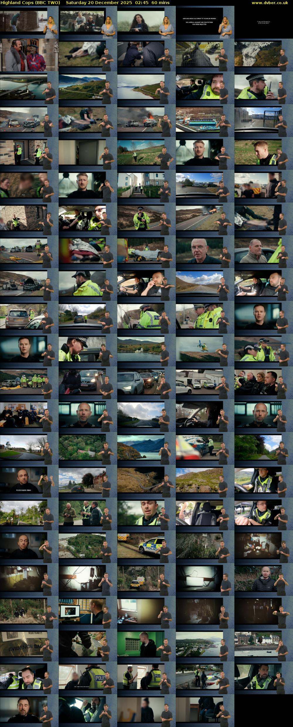 Highland Cops (BBC TWO) Saturday 20 December 2025 02:45 - 03:45